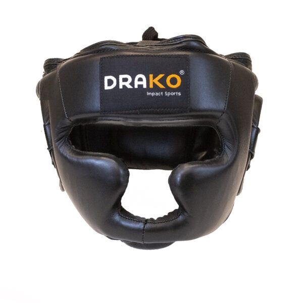 Drako Leather Training Boxing Headgear