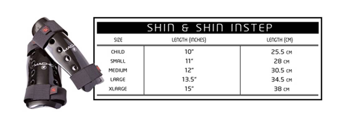 Macho Dyna Shin & Forearm Guards For TKD Karate – Contoured Foam Protection With Wide Straps