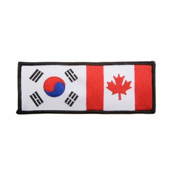 Canadian Korean Flag Patch