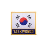Korean Flag with TKD Writing Patch