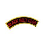 Black Belt Club Rounded Patch