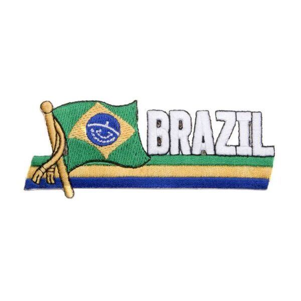 Brazil Deluxe Name Flag Patch