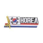 Korea Deluxe Name Flag Patch
