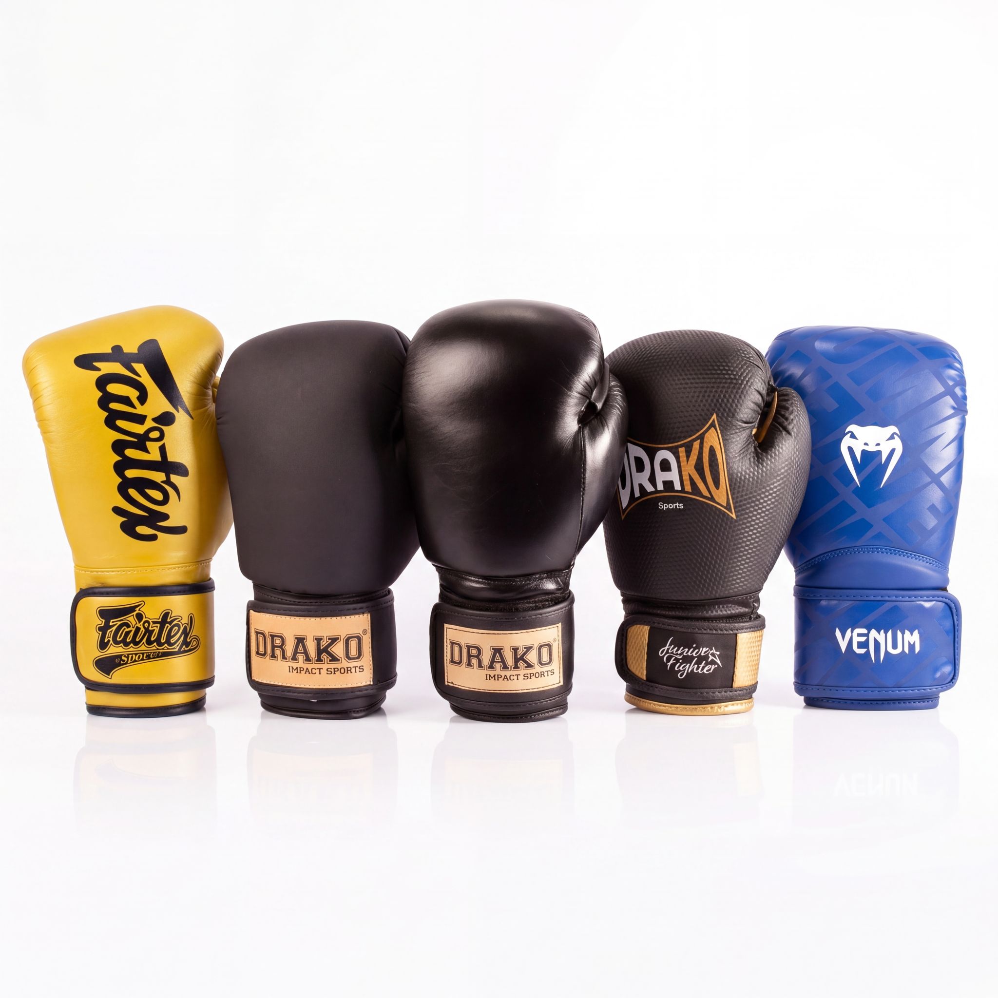 boxing glove size chart showing glove sizes by weight class