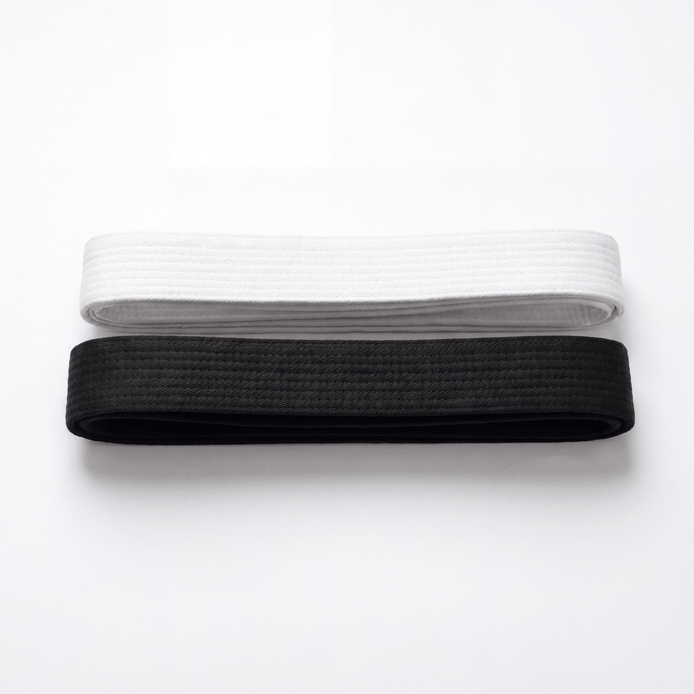 Drako regular karate belt and Daedo black belt products from Bushido martial arts supply